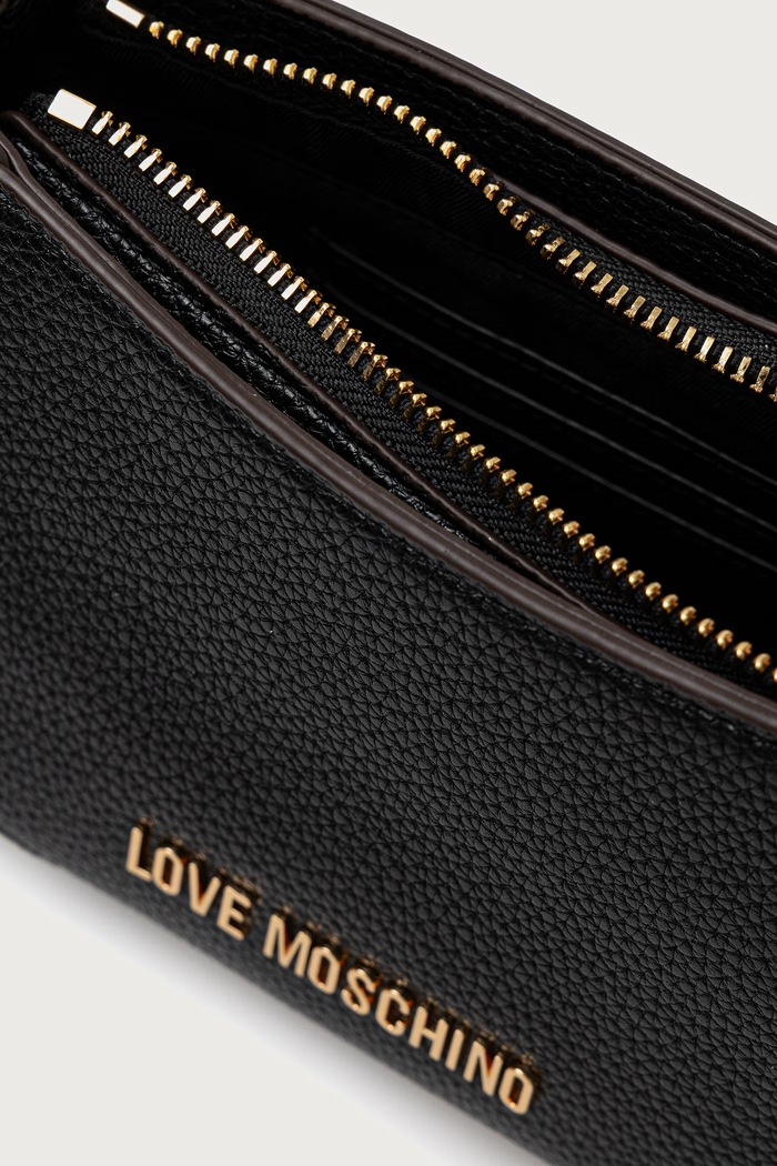 Love Moschino torebka damska z imitacji skóry JC4096PP1PLT1000 czarny