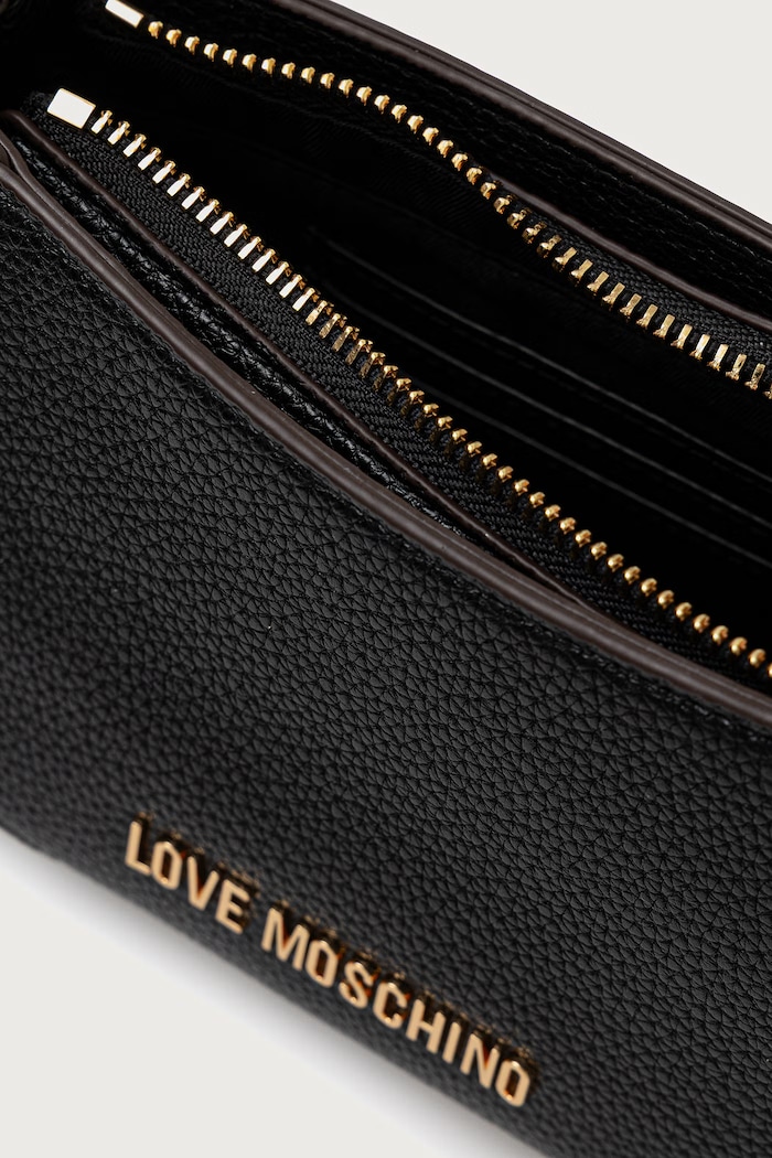Love Moschino torebka damska z imitacji skóry JC4096PP1PLT1000 czarny