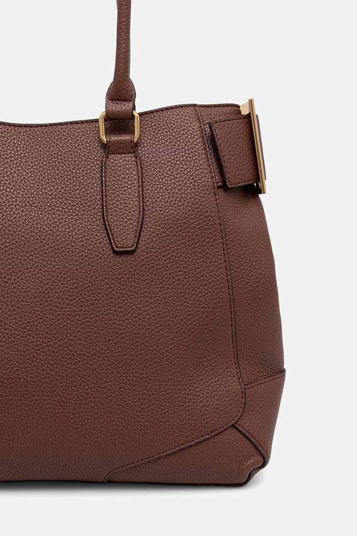 Akcesoria Love Moschino torebka tote damska z imitacji skóry JC4095PP1PLT1200 brązowy