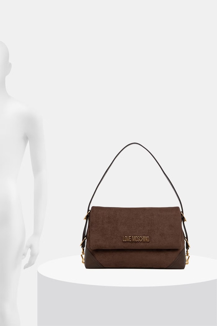 Love Moschino torebka damska z imitacji zamszu JC4092PP1PLD130A