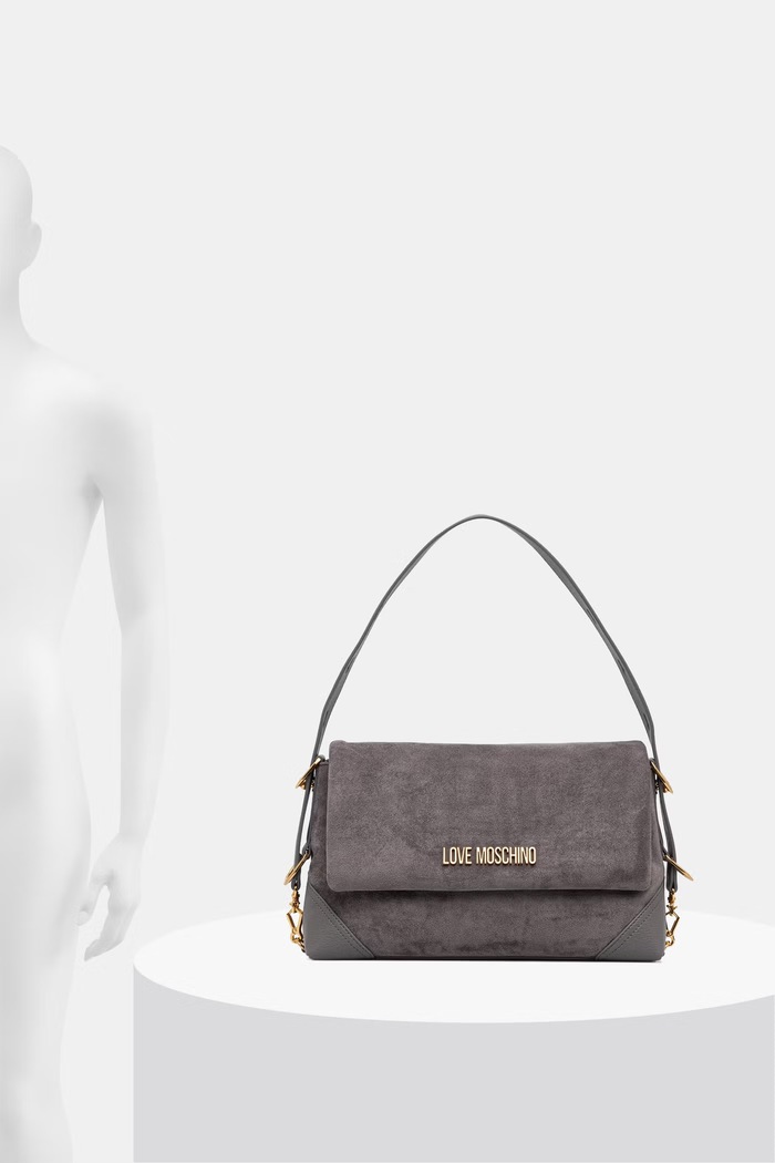 Love Moschino torebka damska z imitacji zamszu JC4092PP1PLD101A