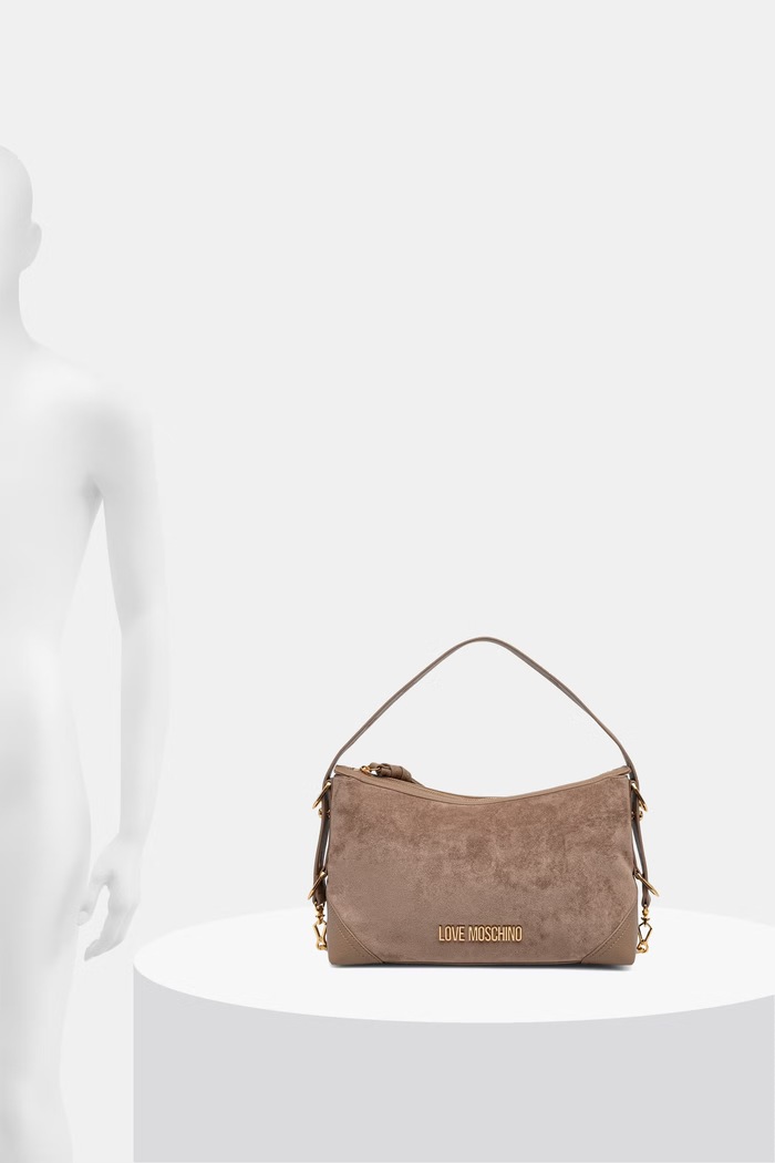 Love Moschino torebka damska z imitacji zamszu JC4091PP1PLD110A