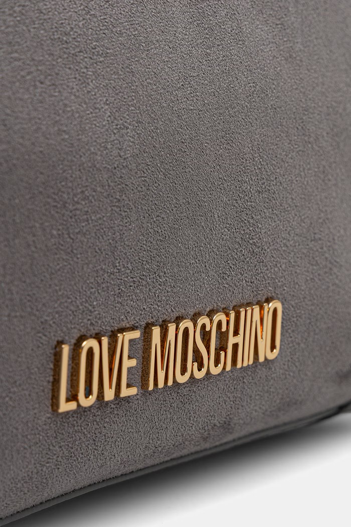 Love Moschino torebka hobo damska szary JC4091PP1PLD101A