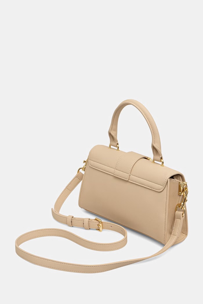Akcesoria Love Moschino torebka crossbody damska z imitacji skóry JC4083PP1PLE1129 beżowy