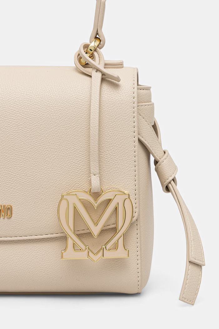 Akcesoria Love Moschino torebka damska z imitacji skóry JC4061PP1PLL0110 beżowy