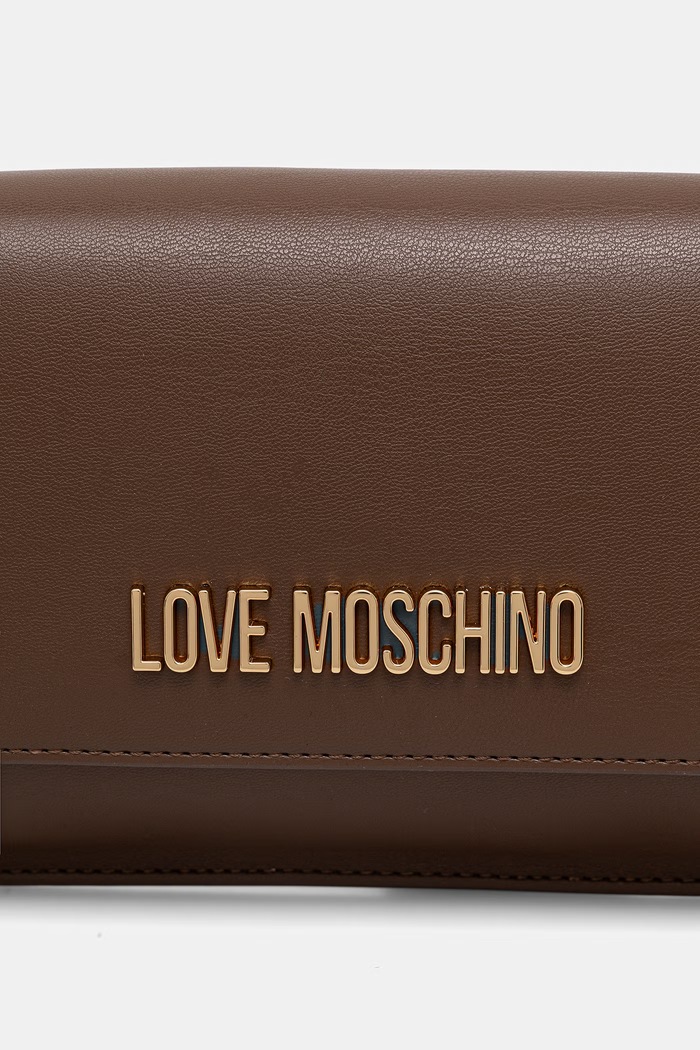 Love Moschino torebka damska z imitacji skóry brązowy JC4058PP1PLO0300