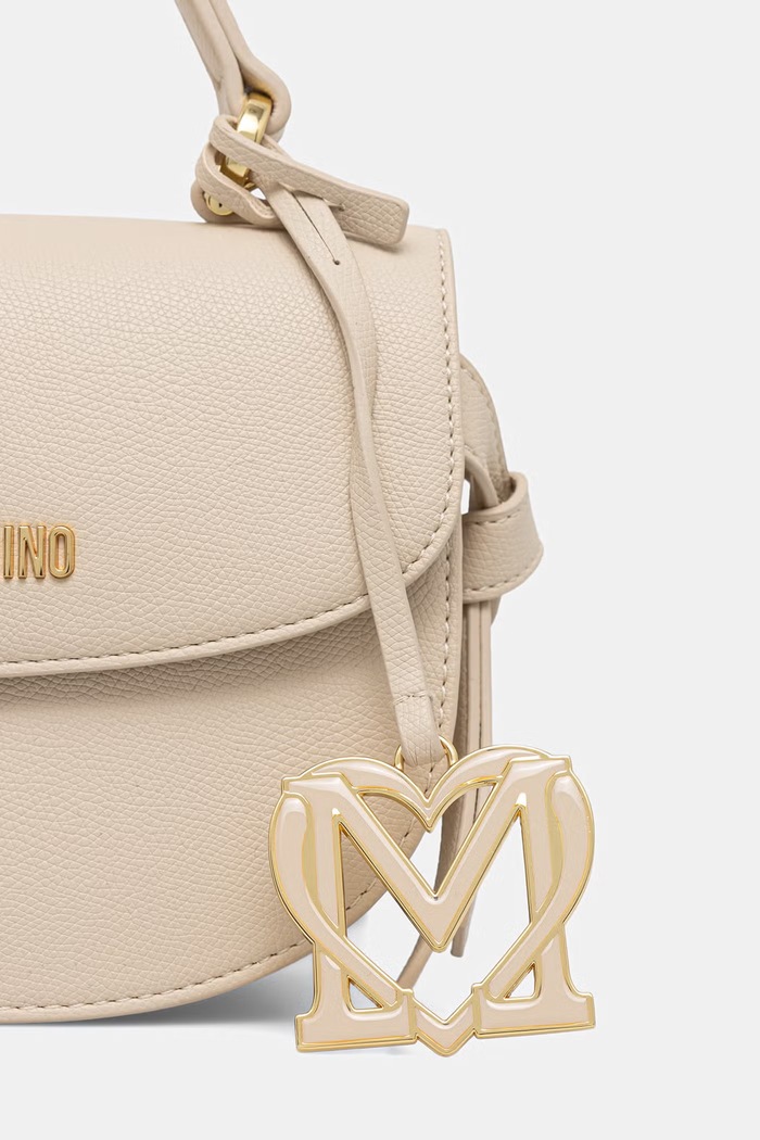Love Moschino torebka crossbody damska z imitacji skóry beżowy JC4057PP1PLL0110