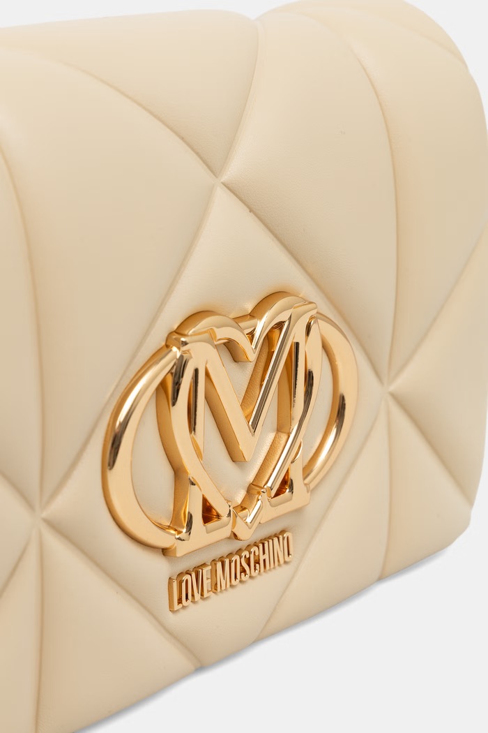 Love Moschino torebka damska z imitacji skóry beżowy JC4043PP1PLC0129