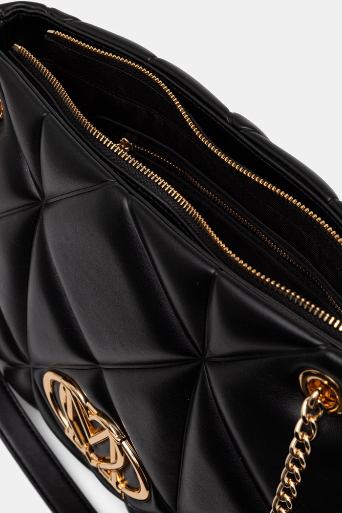 Love Moschino torebka tote damska z imitacji skóry JC4040PP1PLC0000 czarny