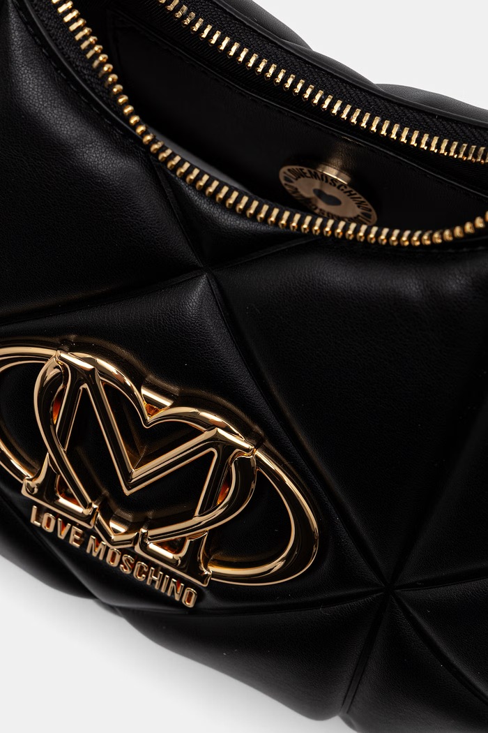 Love Moschino torebka crossbody damska z imitacji skóry JC4039PP1PLC0000 czarny