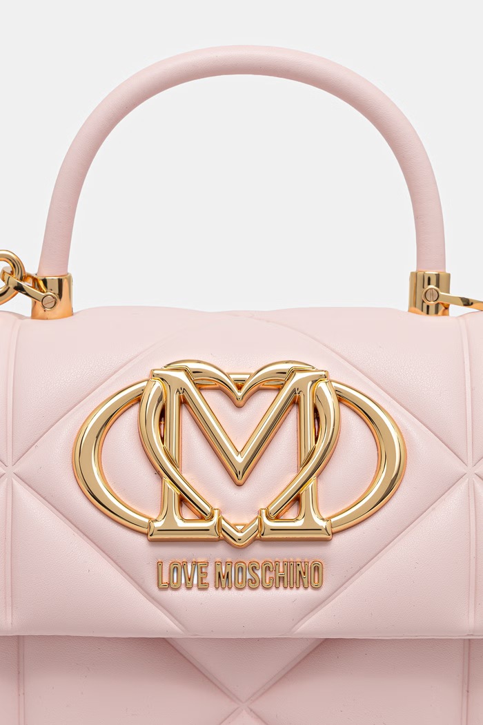 Akcesoria Love Moschino torebka crossbody damska z imitacji skóry JC4035PP1PLC0601 różowy