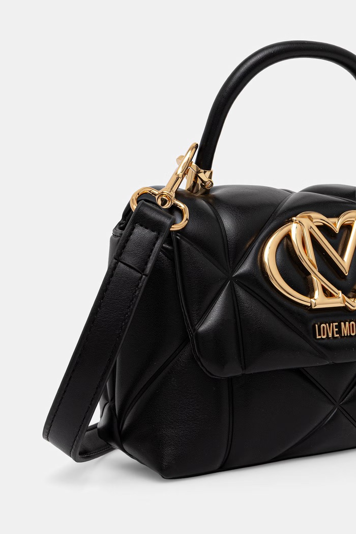 Love Moschino torebka crossbody damska z imitacji skóry JC4035PP1PLC0000 czarny AW26