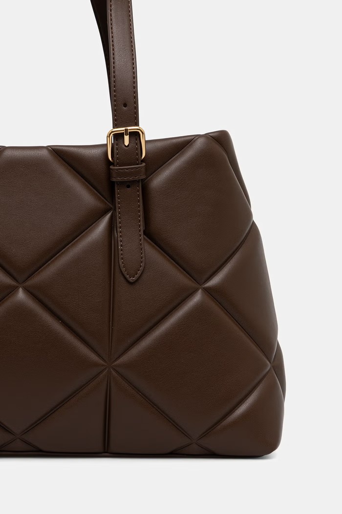 Akcesoria Love Moschino torebka shopper damska z imitacji skóry JC4033PP1PLC0300 brązowy