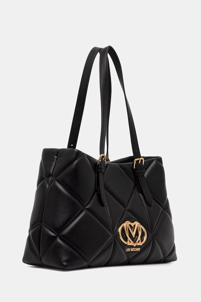 Love Moschino torebka shopper damska JC4033PP1PLC0000 czarny AW26
