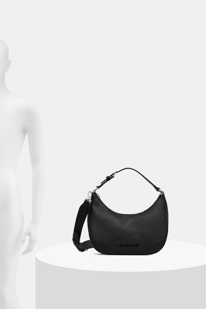 Love Moschino torebka hobo damska z imitacji skóry JC4018PP1PLT000B