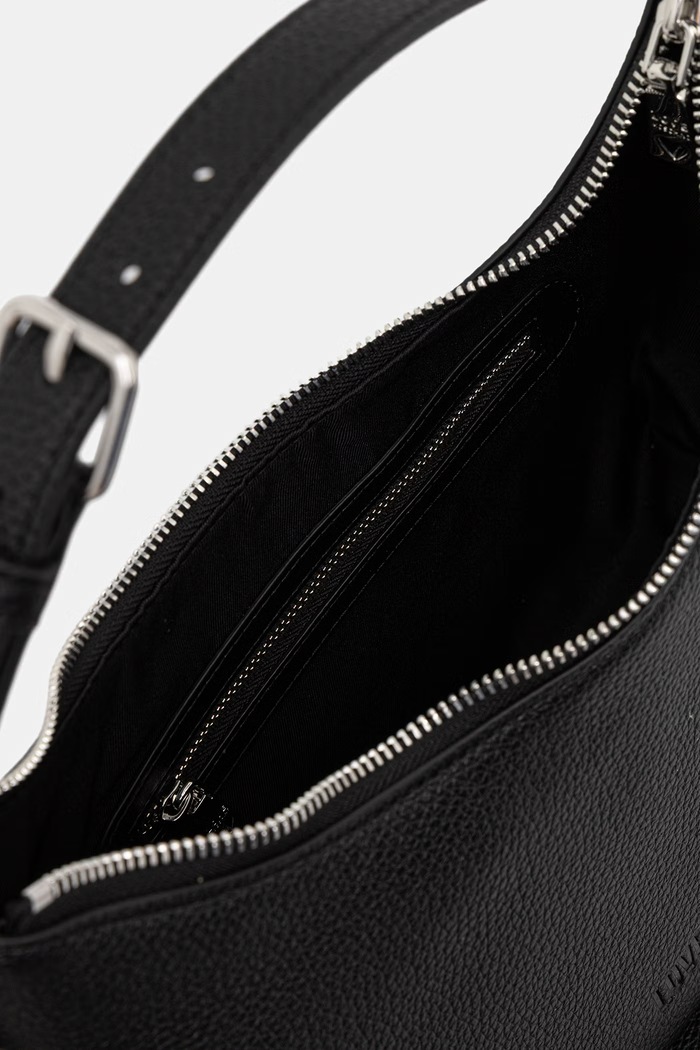 Love Moschino torebka hobo damska z imitacji skóry JC4018PP1PLT000B czarny
