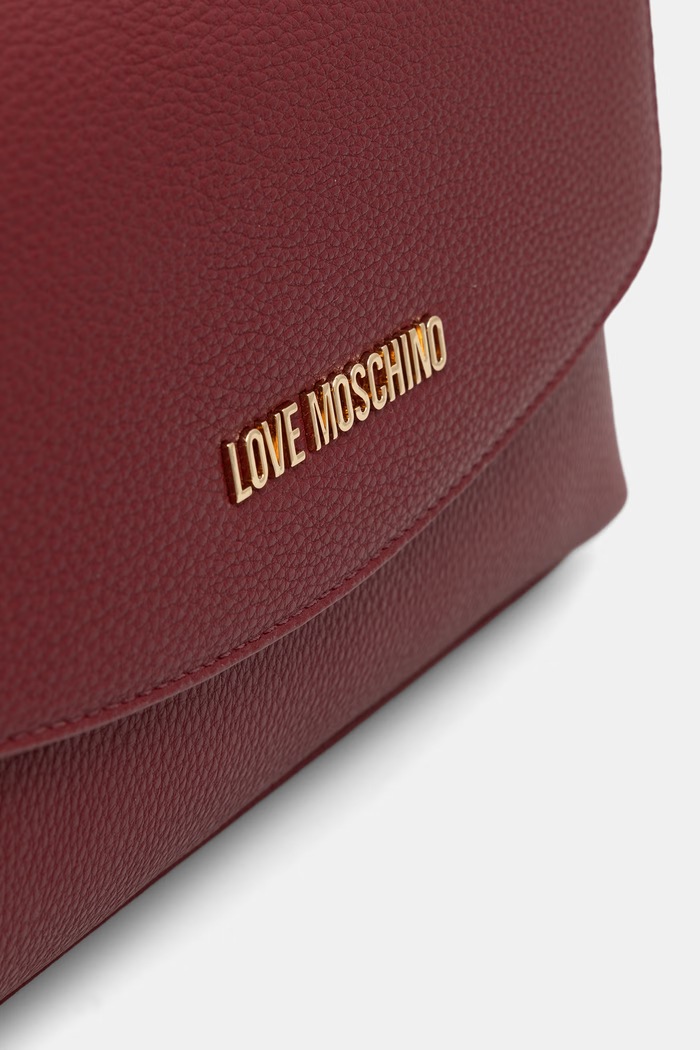 Love Moschino torebka damska z imitacji skóry bordowy JC4017PP1PLB0552