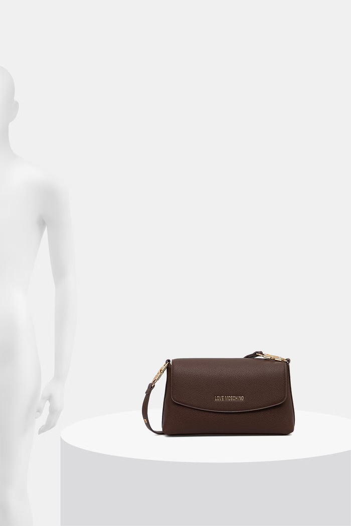 Love Moschino torebka damska z imitacji skóry JC4017PP1PLB0300 brązowy