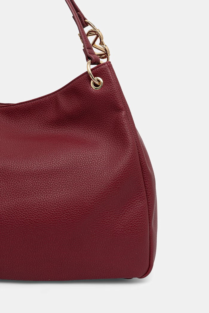 Akcesoria Love Moschino torebka shopper damska z imitacji skóry JC4014PP1PLB0552 bordowy