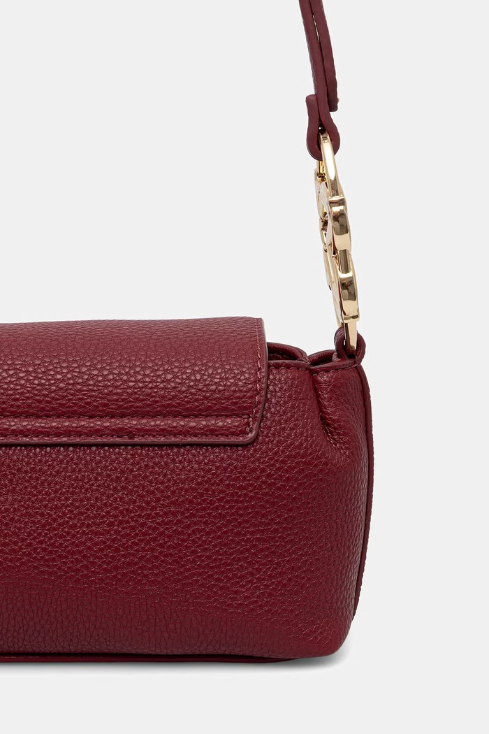 Akcesoria Love Moschino torebka crossbody damska z imitacji skóry JC4013PP1PLB0552 bordowy
