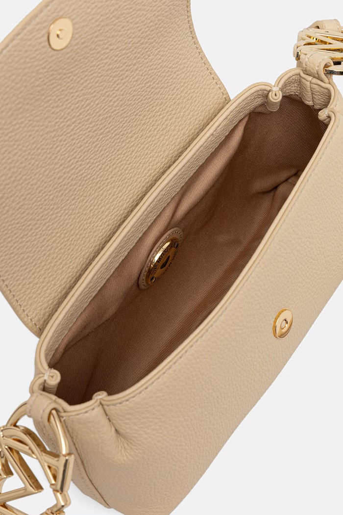 Love Moschino torebka crossbody damska z imitacji skóry JC4013PP1PLB0129 beżowy