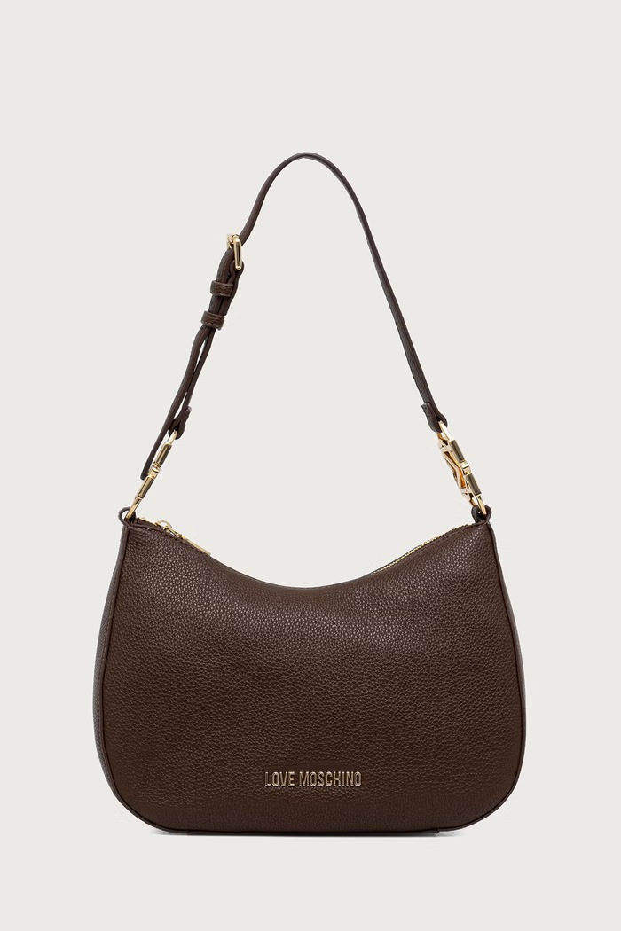 Love Moschino torebka hobo damska z imitacji skóry brązowy JC4012PP1PLB0300