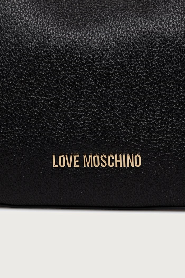 Love Moschino torebka hobo damska z imitacji skóry czarny JC4012PP1PLB0000