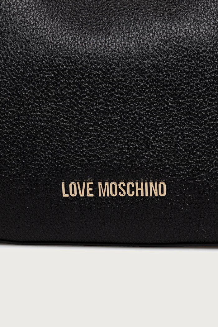 Love Moschino torebka hobo damska z imitacji skóry czarny JC4012PP1PLB0000
