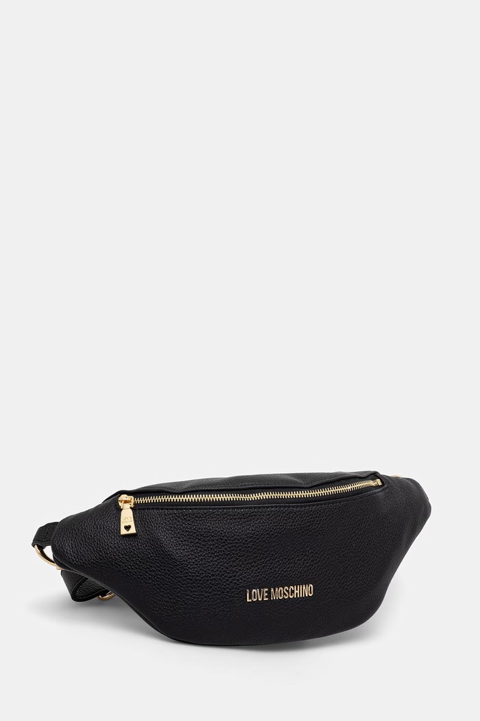 Love Moschino nerka damska z imitacji skóry JC4010PP1PLB0000 czarny AW26