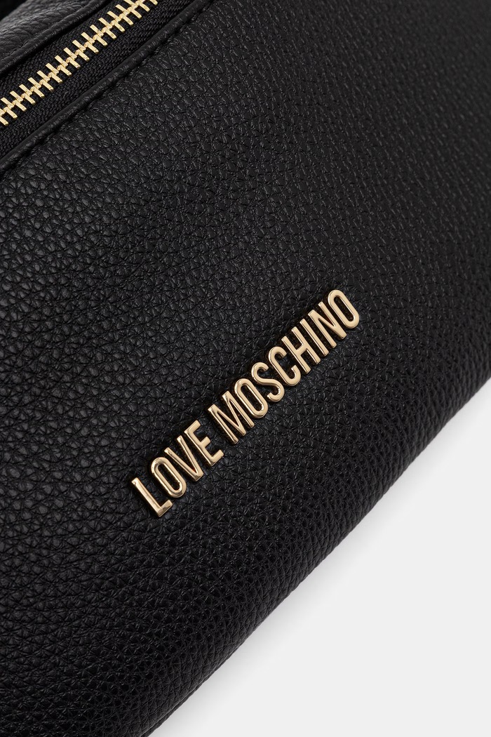 Love Moschino nerka damska z imitacji skóry czarny JC4010PP1PLB0000