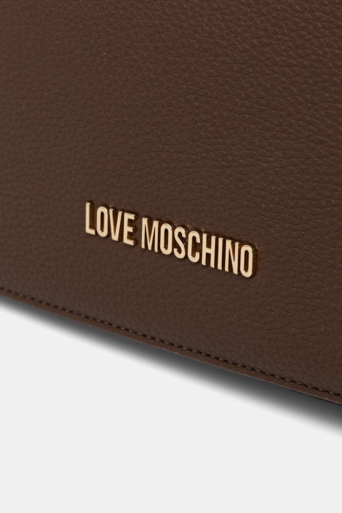 Love Moschino torebka crossbody damska z imitacji skóry brązowy JC4008PP1PLB0300