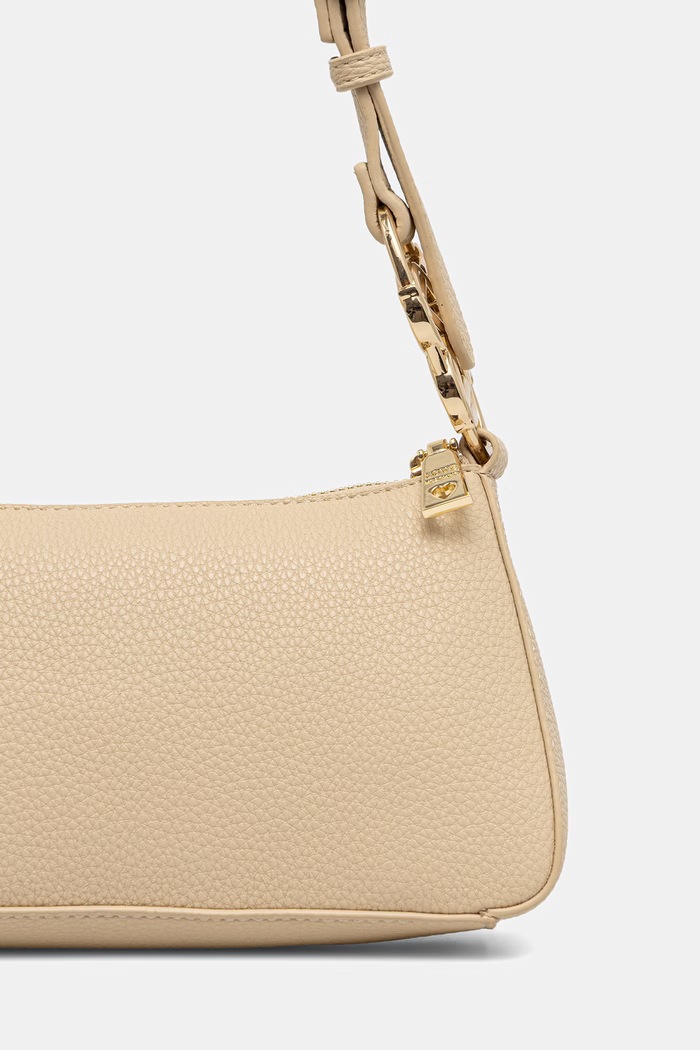 Akcesoria Love Moschino torebka bagietka damska z imitacji skóry JC4007PP1PLB0129 beżowy