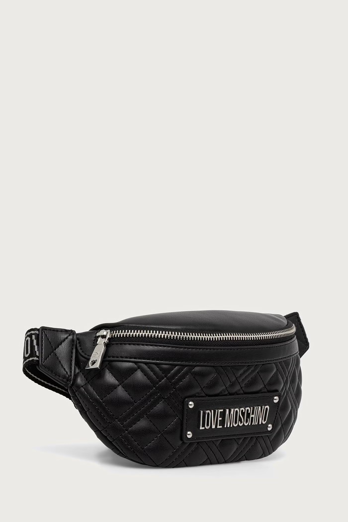 Love Moschino nerka damska z imitacji skóry JC4003PP1PLA000B czarny AW26