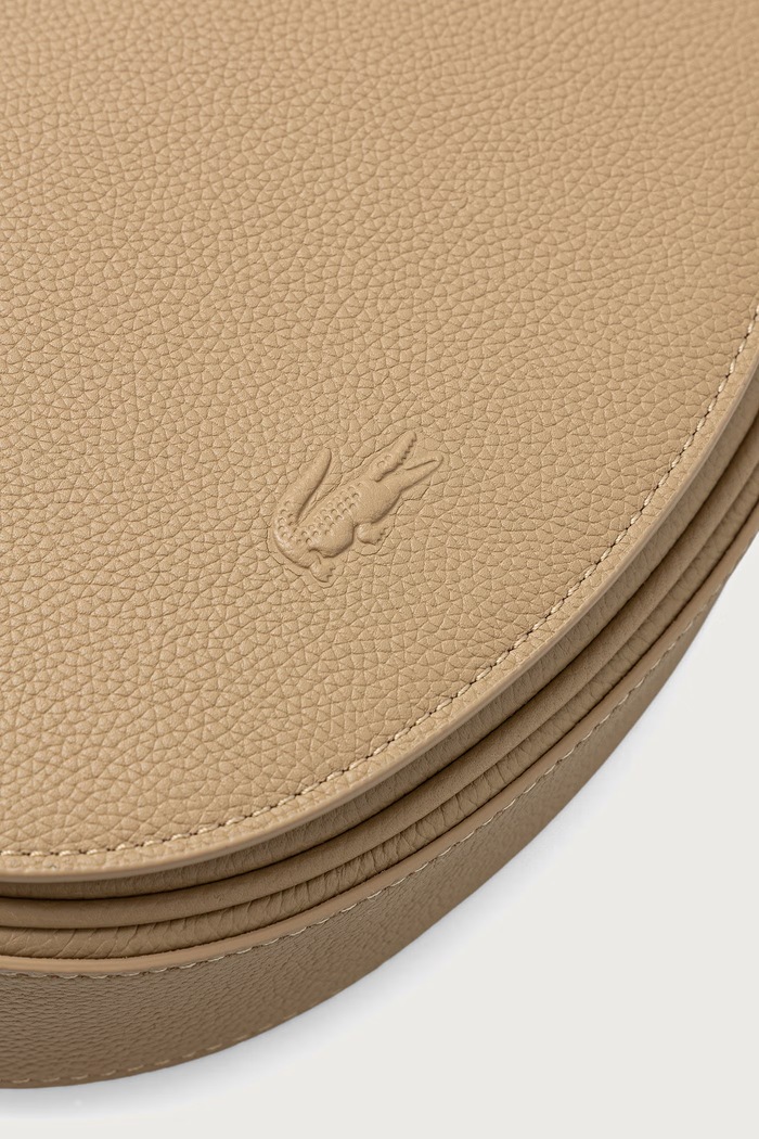 Torebka crossbody damska skórzana Lacoste NU5464FP beżowy