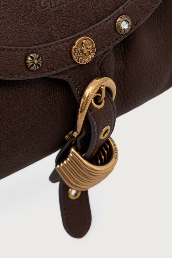 Torebka crossbody damska skórzana Miss Sixty 6M3GJ80700 brązowy