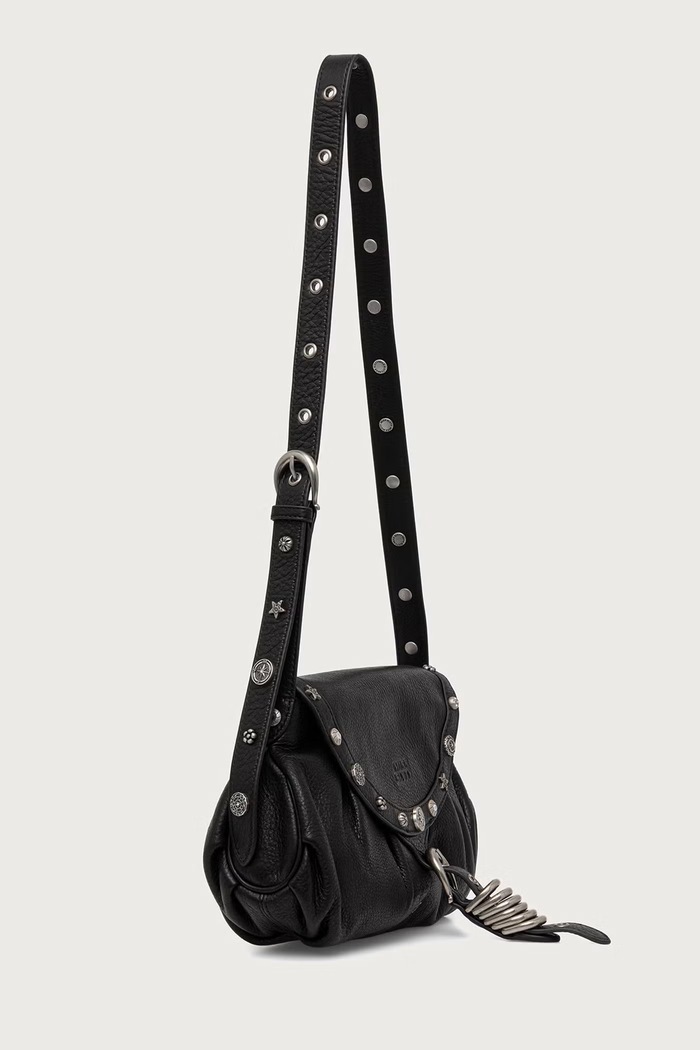 Miss Sixty Torebka crossbody damska skórzana 6M3GJ80700 czarny AW26