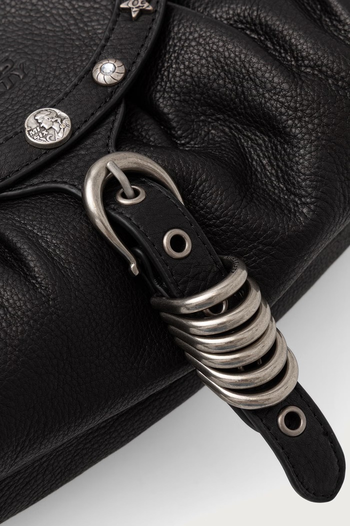 Torebka crossbody damska skórzana Miss Sixty 6M3GJ80700 czarny