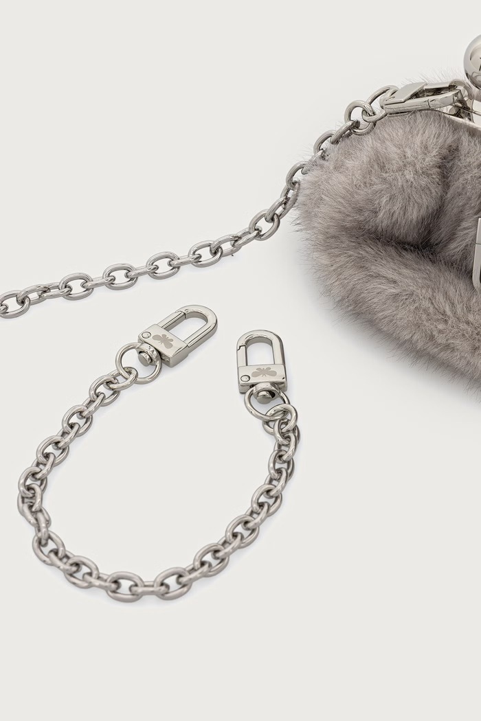 Weekend Max Mara Torebka crossbody damska WKATUBO 2625726035600 szary AW26