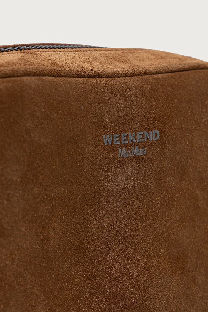 Torebka crossbody damska skórzana WKASTRUZZO Weekend Max Mara 2625516195600 brązowy