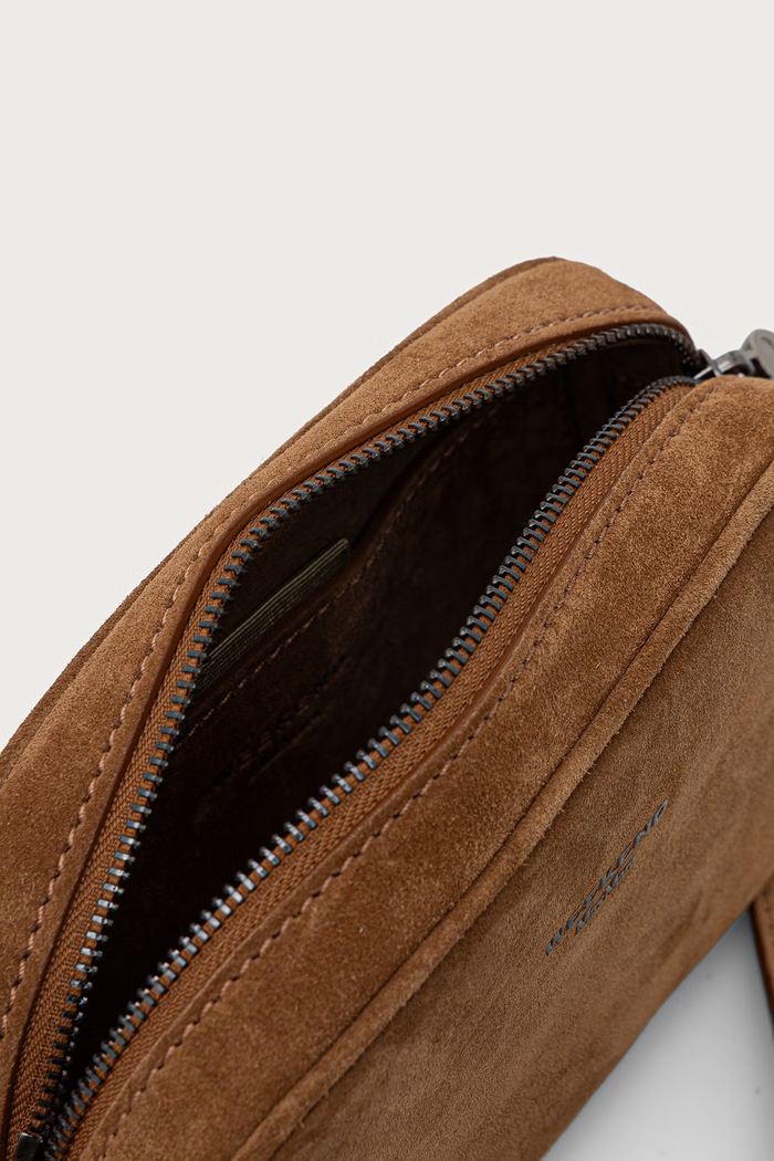 Torebka crossbody damska skórzana WKASTRUZZO Weekend Max Mara brązowy 2625516195600