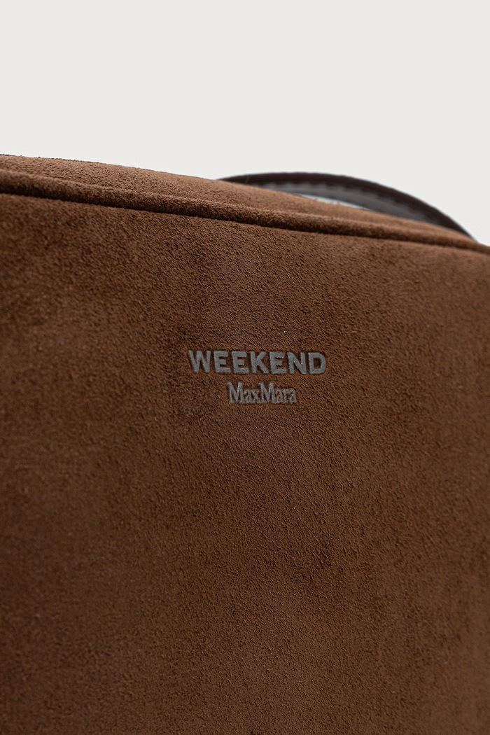 Torebka crossbody damska skórzana WKASTRUZZO Weekend Max Mara 2625516195600 brązowy