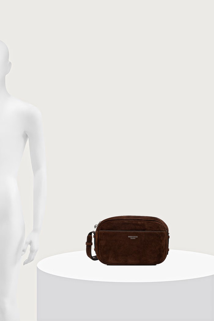 Weekend Max Mara Torebka crossbody damska zamszowa WKAPOTENZA 2625516185600