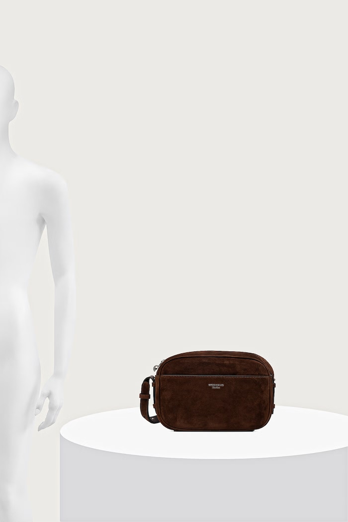 Weekend Max Mara Torebka crossbody damska zamszowa WKAPOTENZA 2625516185600