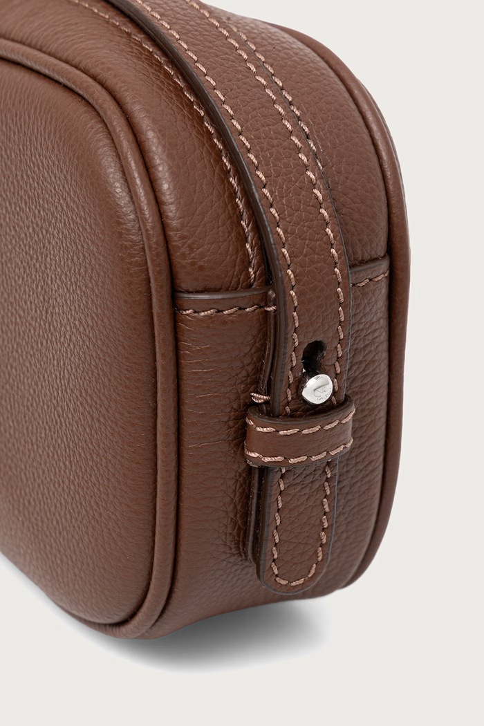 Torebka crossbody damska skórzana WKASNOB Weekend Max Mara brązowy 2625516155600