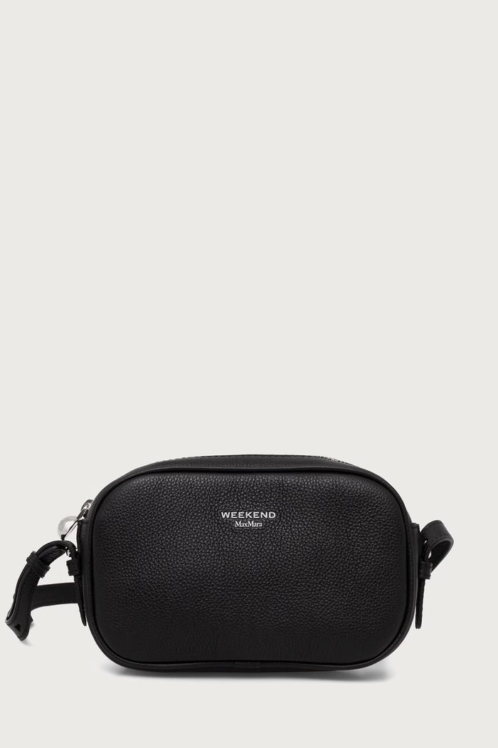 Weekend Max Mara Torebka crossbody damska skórzana WKASNOB czarny 2625516155600