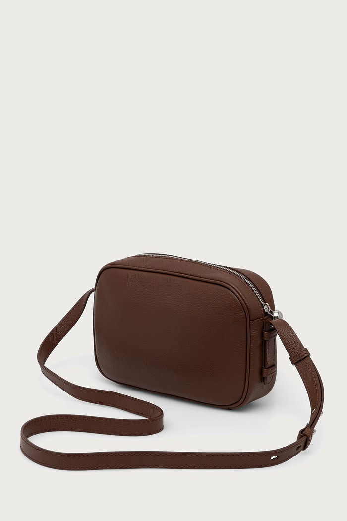 Akcesoria Weekend Max Mara Torebka crossbody damska skórzana WKAMATASSA 2625516145600 brązowy