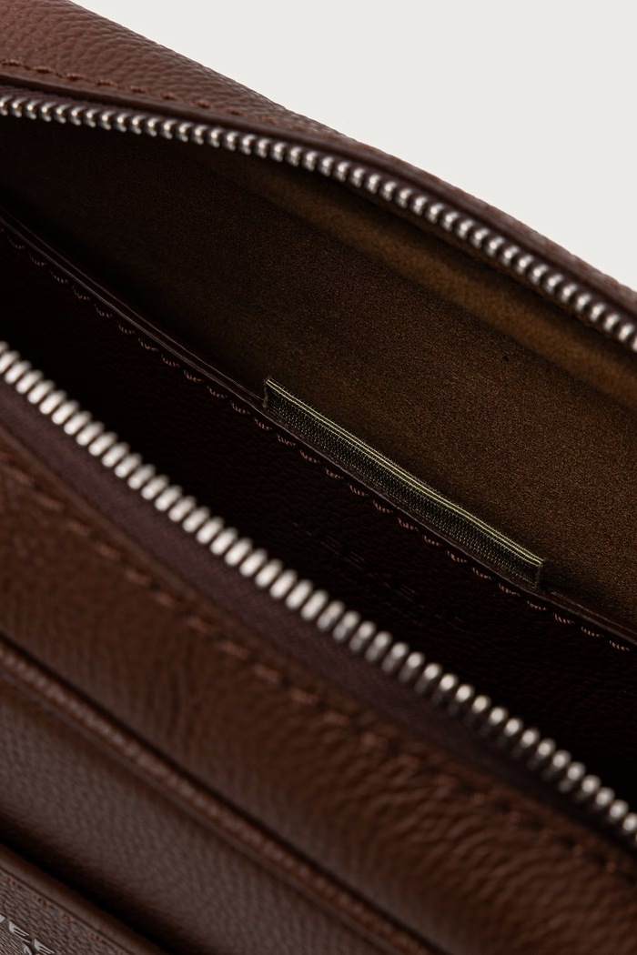 Torebka crossbody damska skórzana WKAMATASSA Weekend Max Mara brązowy 2625516145600