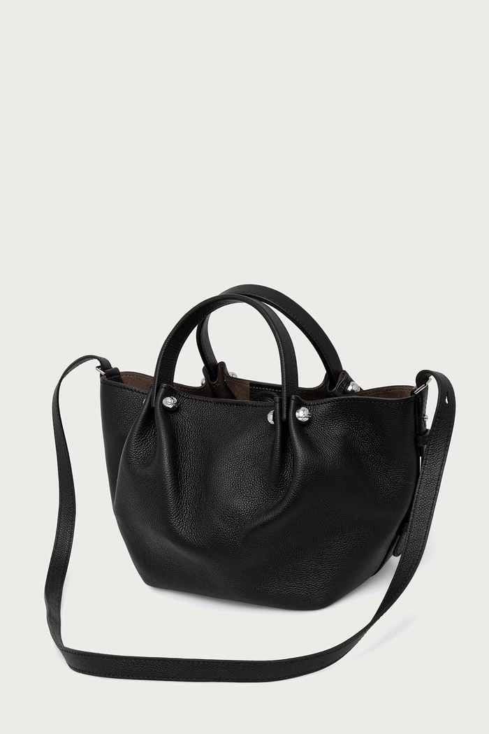 Torebka shopper damska skórzana WKADRITTO Weekend Max Mara czarny 2625516135600