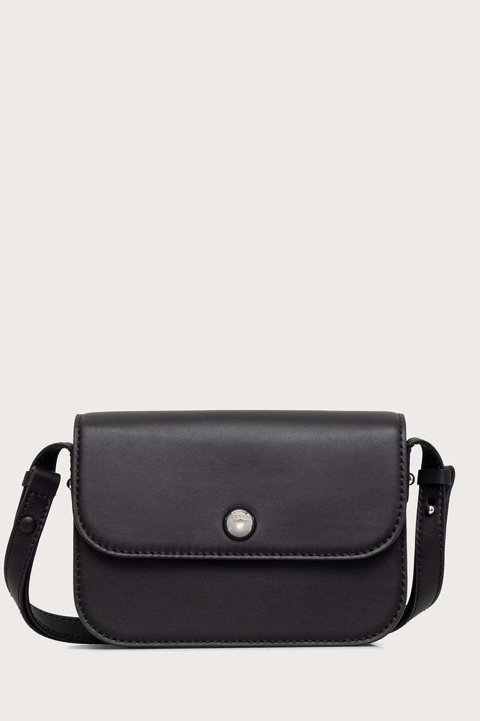 Weekend Max Mara Torebka crossbody damska skórzana WKAPETALI czarny 2625516095600