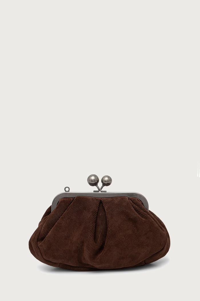 Weekend Max Mara Torebka crossbody damska skórzana WKANERINE brązowy 2625516065600